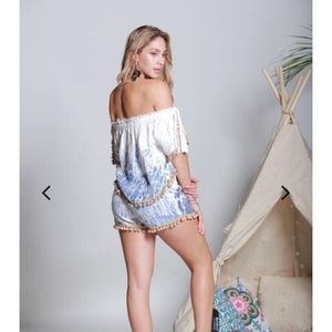 Beach tie dye cami top